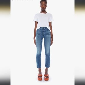 MOTHER The Mid Rise Dazzler Ankle Sz28
